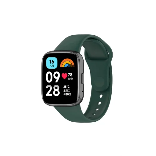 Mey İthalat®  Xiaomi Redmi Watch 3 Active Klasik Kordon - Haki Yeşil