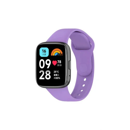Mey İthalat®  Xiaomi Redmi Watch 3 Active Klasik Kordon - Lila
