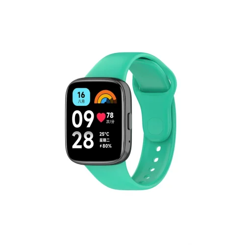 Mey İthalat®  Xiaomi Redmi Watch 3 Active Klasik Kordon - Turkuaz