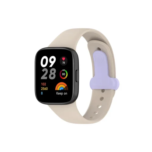 Mey İthalat®  Xiaomi Redmi Watch 3 Origin Silikon Kordon - Bej