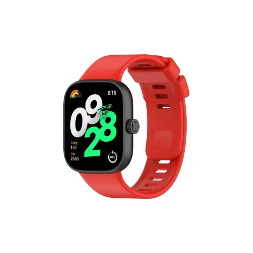 Mey İthalat®  Xiaomi Redmi Watch 4 Klasik Kordon - Kırmızı