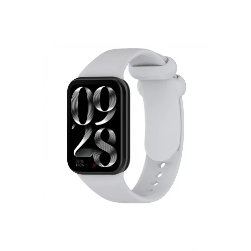 Mey İthalat®  Xiaomi Smart Band 8 Pro Klasik Kordon - Açık Gri