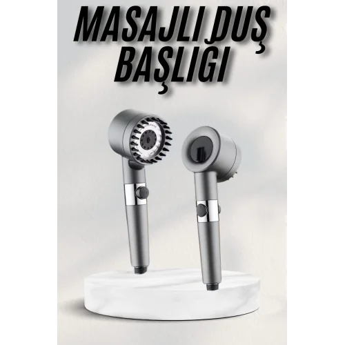 Mey İthalat® Yeni Masaj Etkili Nesil Filtreli  Duş Başlığı Fıskiyesi Duş Banyo