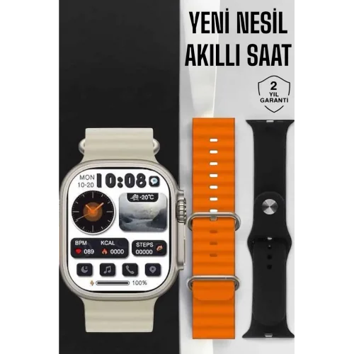 Mey İthalat® Yeni Nesil Arama Cevaplayan Uyku ve Sağlık Takibi GPS Özelliği