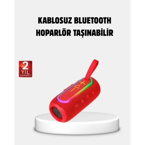 Mey İthalat® Yeni Nesil Bluetooth Taşınabilir Hoparlör – Enerji Tasarruflu, Yüksek Ses Kaliteli