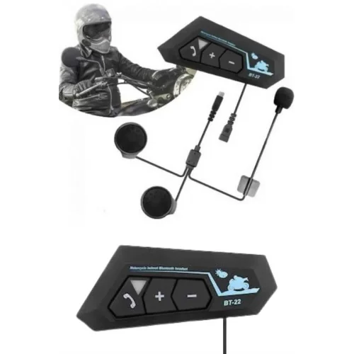 Mey İthalat® Yeni Nesil Dinleme Ve Konuşma Özellikli Intercom Kask Kulaklığı 5.0 Bluetooth