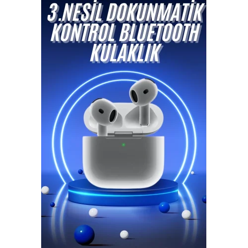 Mey İthalat® Yeni Nesil Kulak İçi Bluetooth Kulaklık Kablosuz Sesli Asistan