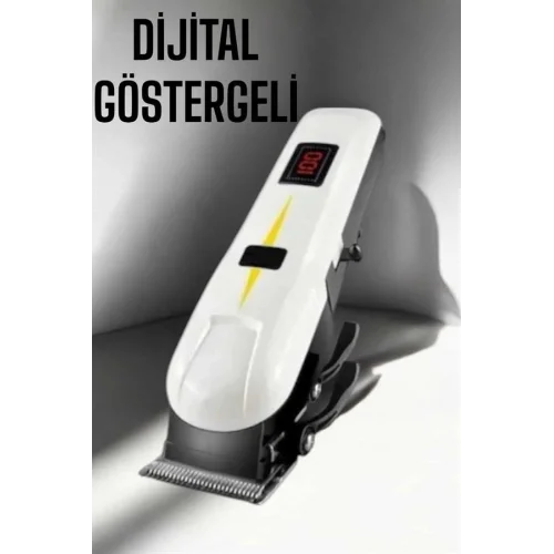 Mey İthalat® Yeni Nesil Tıraş Makinesi Uzun Şarjlı Paslanmaz Çelik Bıçaklı