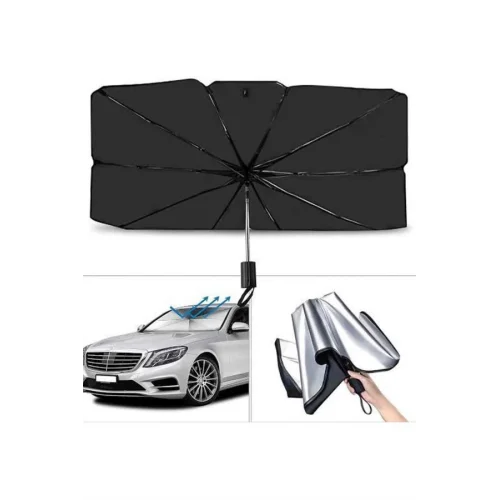 Mey İthalat® Yeni Nesil Tüm Araç Modellerine Uygun Oto Şemsiye Katlanabilir UV Işınlarına Karşı