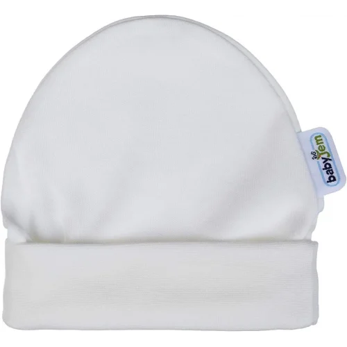 Mey İthalat®  Yenidoğan Bebe Şapka 397 Beyaz