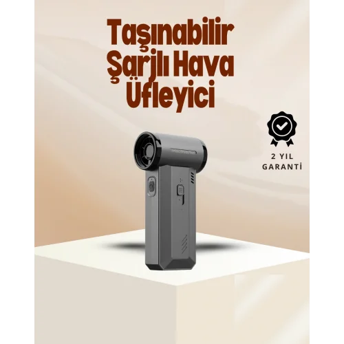 Mey İthalat® Yüksek Hızlı Kablosuz El Tipi Hava Üfleme Temizlik Cihazı