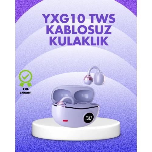 Mey İthalat® YXG10 Kablosuz Kulaklık – Bluetooth 5.4, Dokunmatik, LED Ekranlı Şarj Kutusu