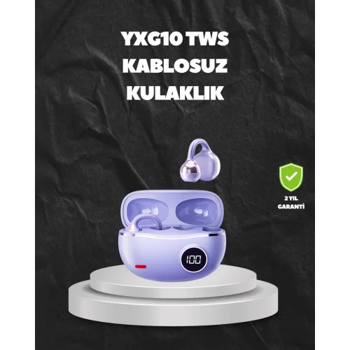 Mey İthalat® YXG10 TWS Kablosuz Kulak İçi – Elmacık Kemiği İletimli, Şık ve Hafif