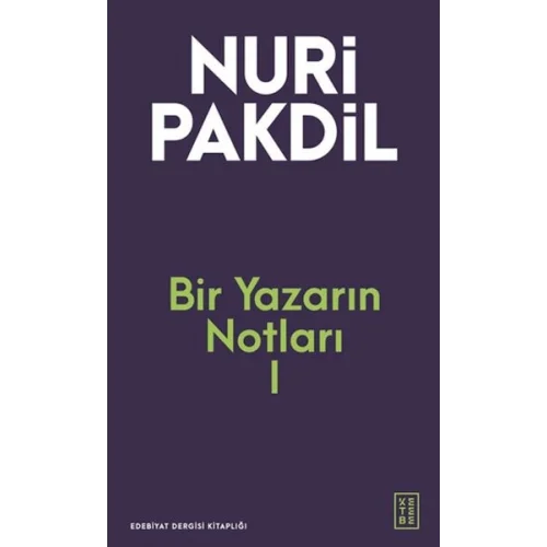 Bir Yazarın Notları I