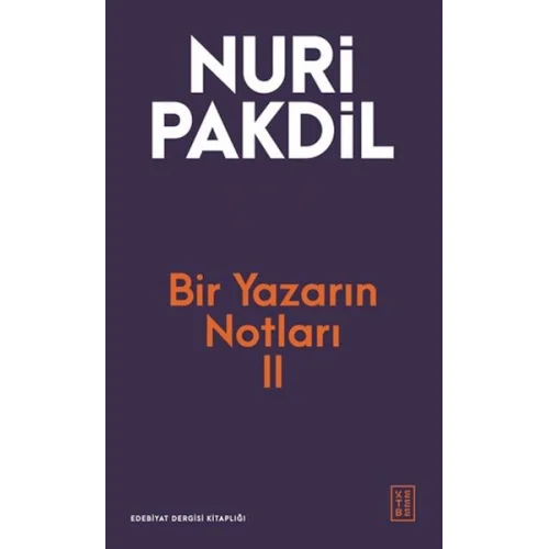 Bir Yazarın Notları II