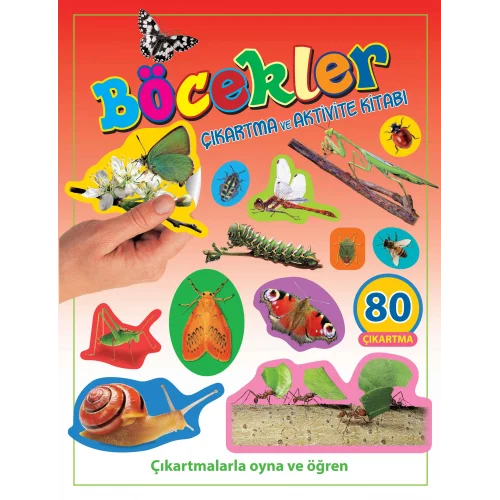 Böcekler - Çıkartma ve Aktivite Kitabı