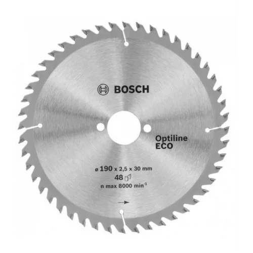 Mey İthalat® Bosch Optine Eco Daire Testere Bıçağı 190x30 mm 48 Diş 2 608 641 790