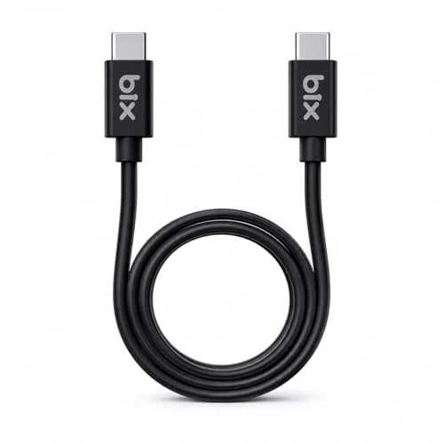 BX-UC02C 60W Type-C to Type-C Hızlı Şarj ve Data Kablosu 1.2 Metre Siyah