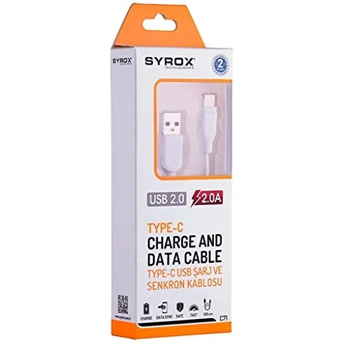 C71 2,0 MAH TYPE-C 1,2 MT Type-C Kablo
