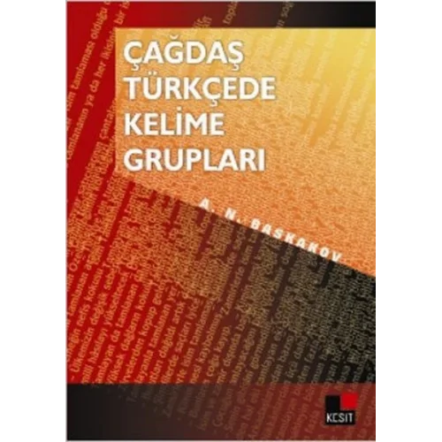 Çağdaş Türkçede Kelime Grupları
