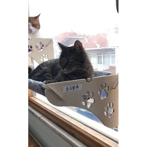 Cama Asılan Kedi Yatağı Vantuzlu