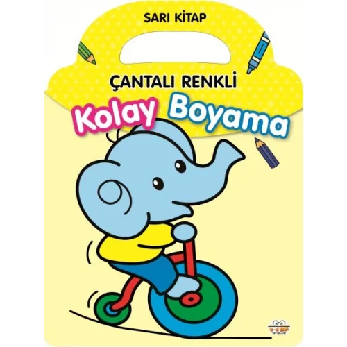 Çantalı Renkli Kolay Boyama- Sarı Kitap