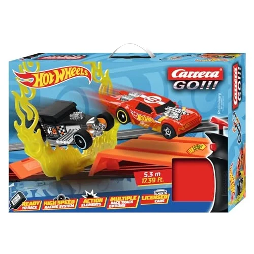 Carrera, GO Hot Wheels 5.3 m, Slot Araba