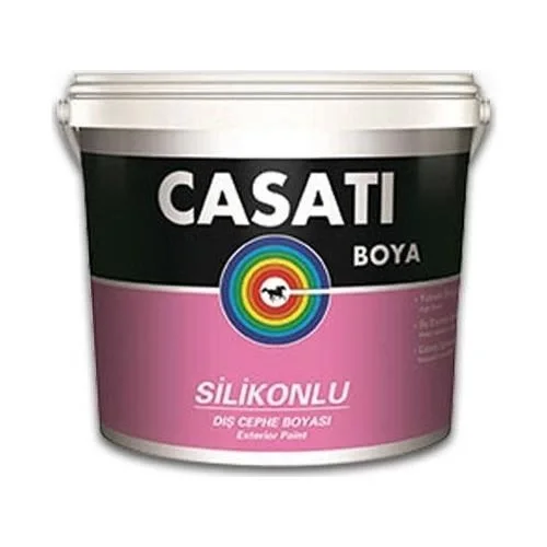 Mey İthalat® Casati Silikonlu Dış Cephe Boyası 2,5 Litre Beyaz