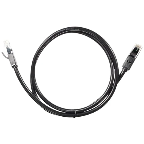 CAT6 Ethernet Kablosu, 1 Metre, Siyah