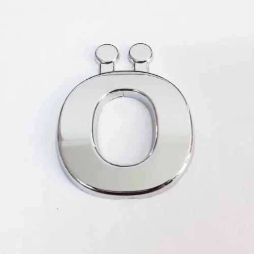 Mey İthalat® Cemax Ö Harfi  3,75 cm Krom Yapışkanlı