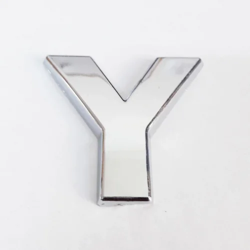 Mey İthalat® Cemax Y Harfi  3,75 cm Krom Yapışkanlı