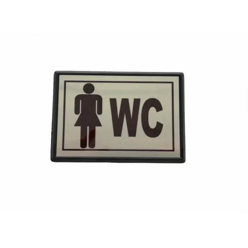 Mey İthalat® Cemax Yönlendirme Büyük WC Bayan 13X8,5 cm