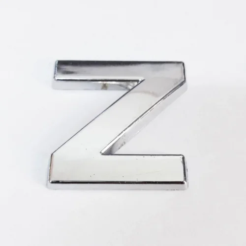 Mey İthalat® Cemax Z Harfi  3,75 cm Krom Yapışkanlı