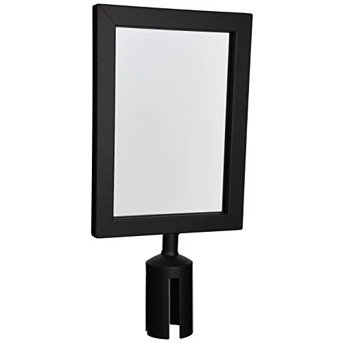 CGSF-12K Stanchion Üst İşaret Çerçevesi, Siyah, Orta
