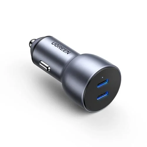 Çift PD Type-C Çıkışlı 50W Araç Çakmaklık Şarj Cihazı