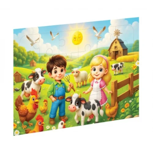 Çiftlik Ahşap Puzzle
