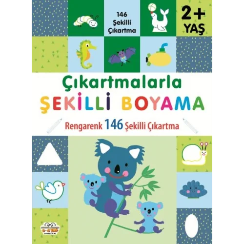 Çıkartmalarla Şekilli Boyama 2 Yaş Üstü