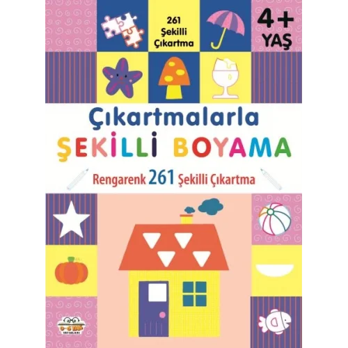 Çıkartmalarla Şekilli Boyama 4 Yaş Üstü