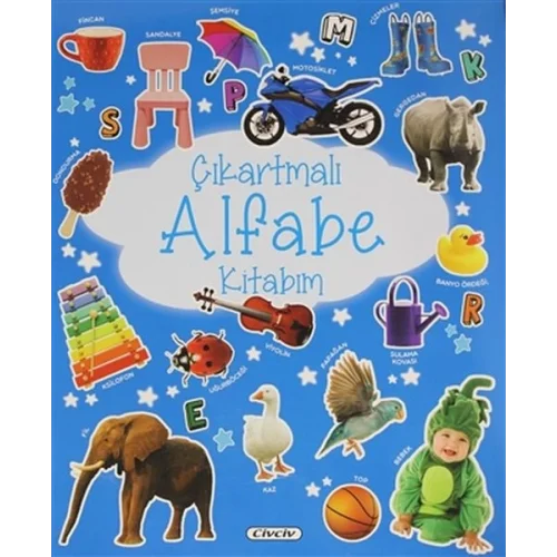 Çıkartmalı Alfabe Kitabım