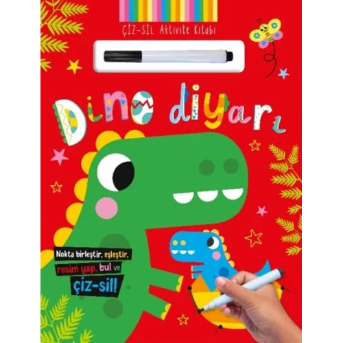 Çiz – Sil Aktivite Kitabı Dino Diyarı