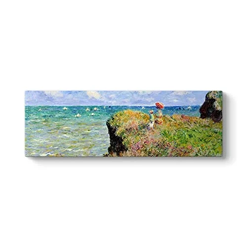 Claude Monet - Landscape Tablosu 90 x 30