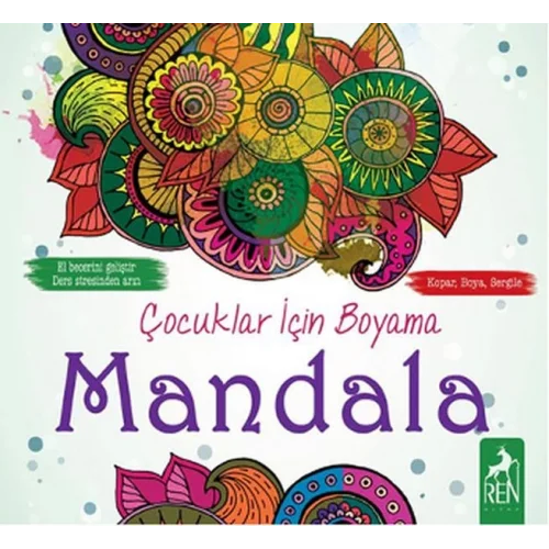 Çocuklar İçin Boyama - Mandala