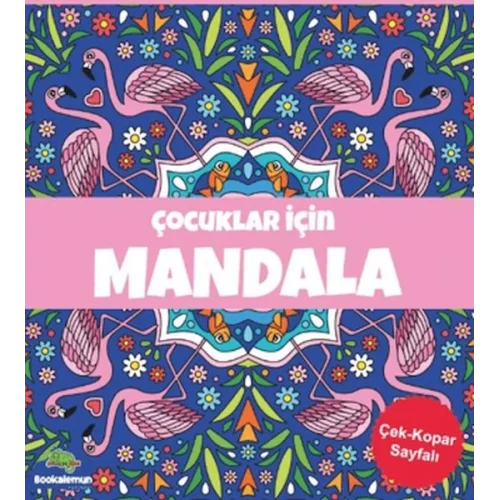 Çocuklar İçin Mandala - Lacivert