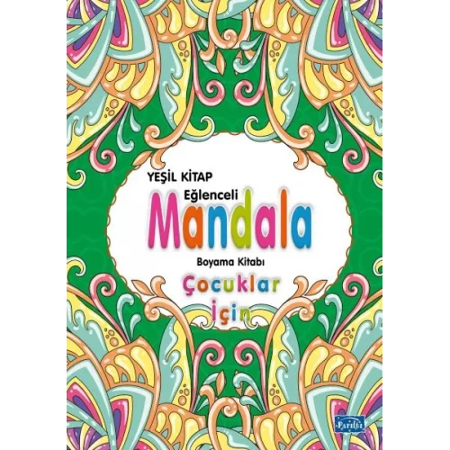 Çocuklar İçin Mandala Yeşil
