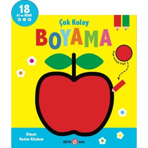 Çok Kolay Boyama Elmalı Resim Kitabım