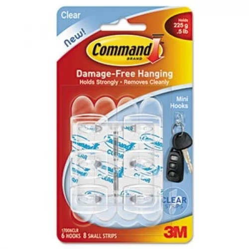 Command Mini Şeffaf Askı