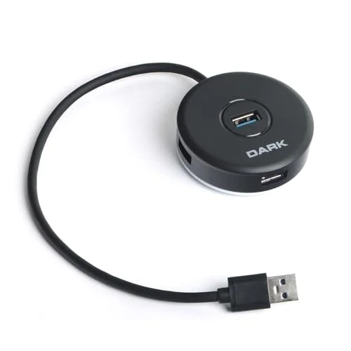 Connect Master 4 Port USB 3.0 USB Hub Siyah