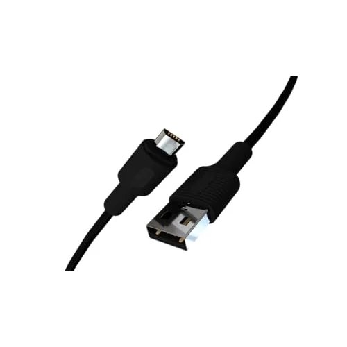 Coral Micro USB Hızlı Şarj Kablosu (Siyah + Siyah Uç) (150 CM)
