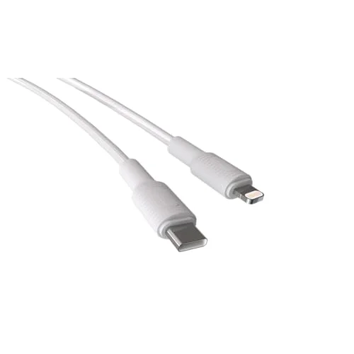 Coral Type C-Lightning 27Watt PD Hızlı Şarj Kablosu (Beyaz) (120 CM)
