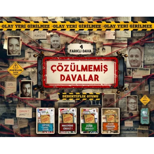 Çözülmemiş Davalar Kutulu Set 1